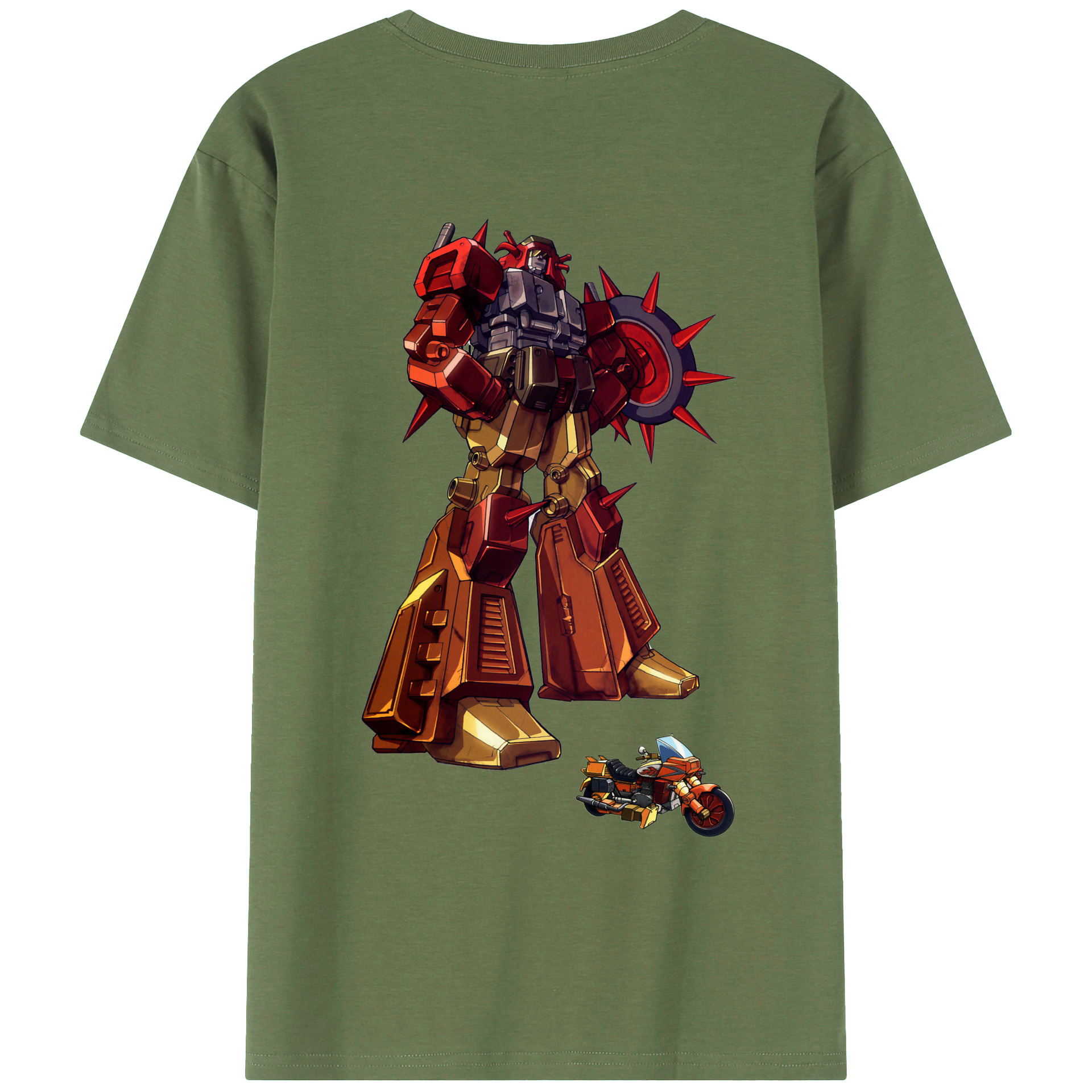 （画像用）  綿100％ メンズ半袖Tシャツ（バックプリント） 通気性
